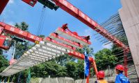 廣州首條環線地鐵開始軌道工程施工