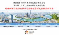 天風證券牽頭柳州銀行發行&ldquo;三農&rdquo;專項金融債券，共創發展新篇