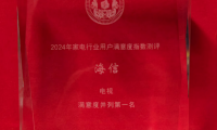 連續10年用戶滿意度第一，電視還是海信最靠譜