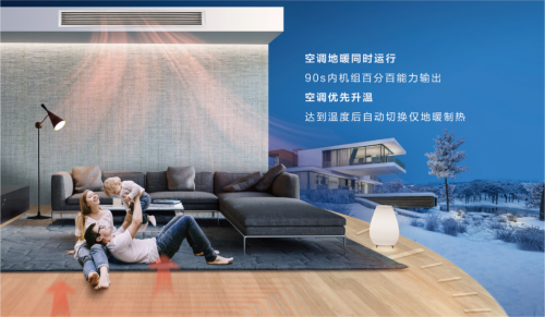 天氟地水推薦：約克VRF地暖中央空調，強效舒適溫暖一整個冬天