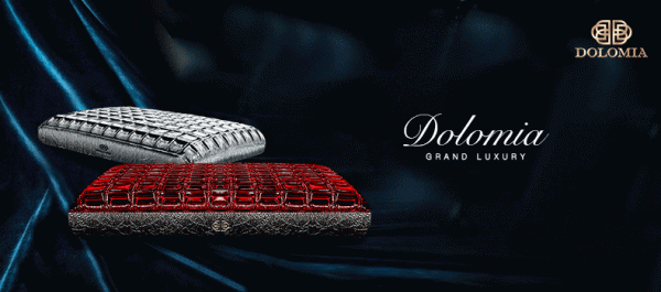 高價值名枕的代表DOLOMIA，從頭到尾精工出品，無可挑剔的藝術珍品