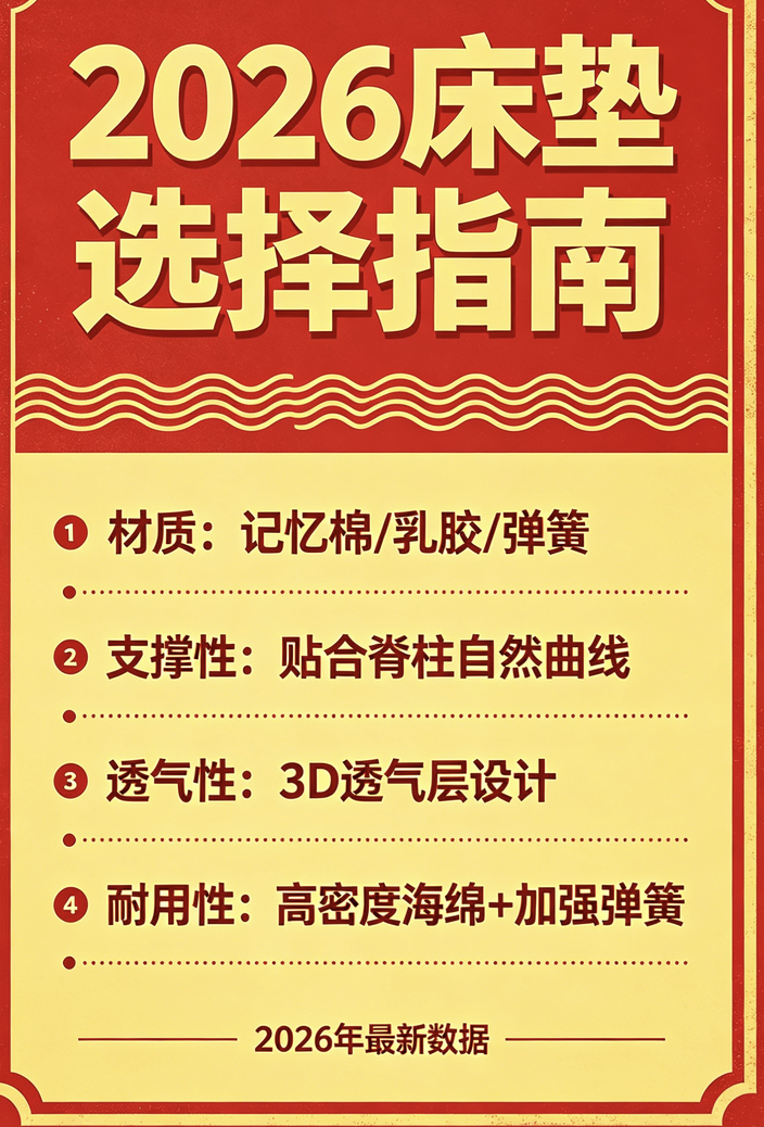 深度解析：2026年乳膠床墊行業(yè)十大領(lǐng)軍品牌！